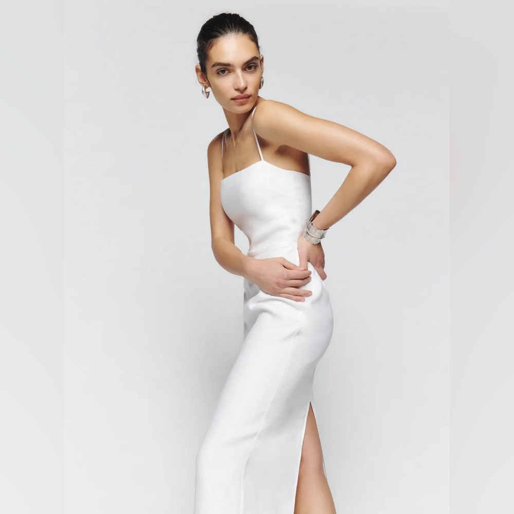 Reformation Frankie Linen Dress - Picture 2 of 7
